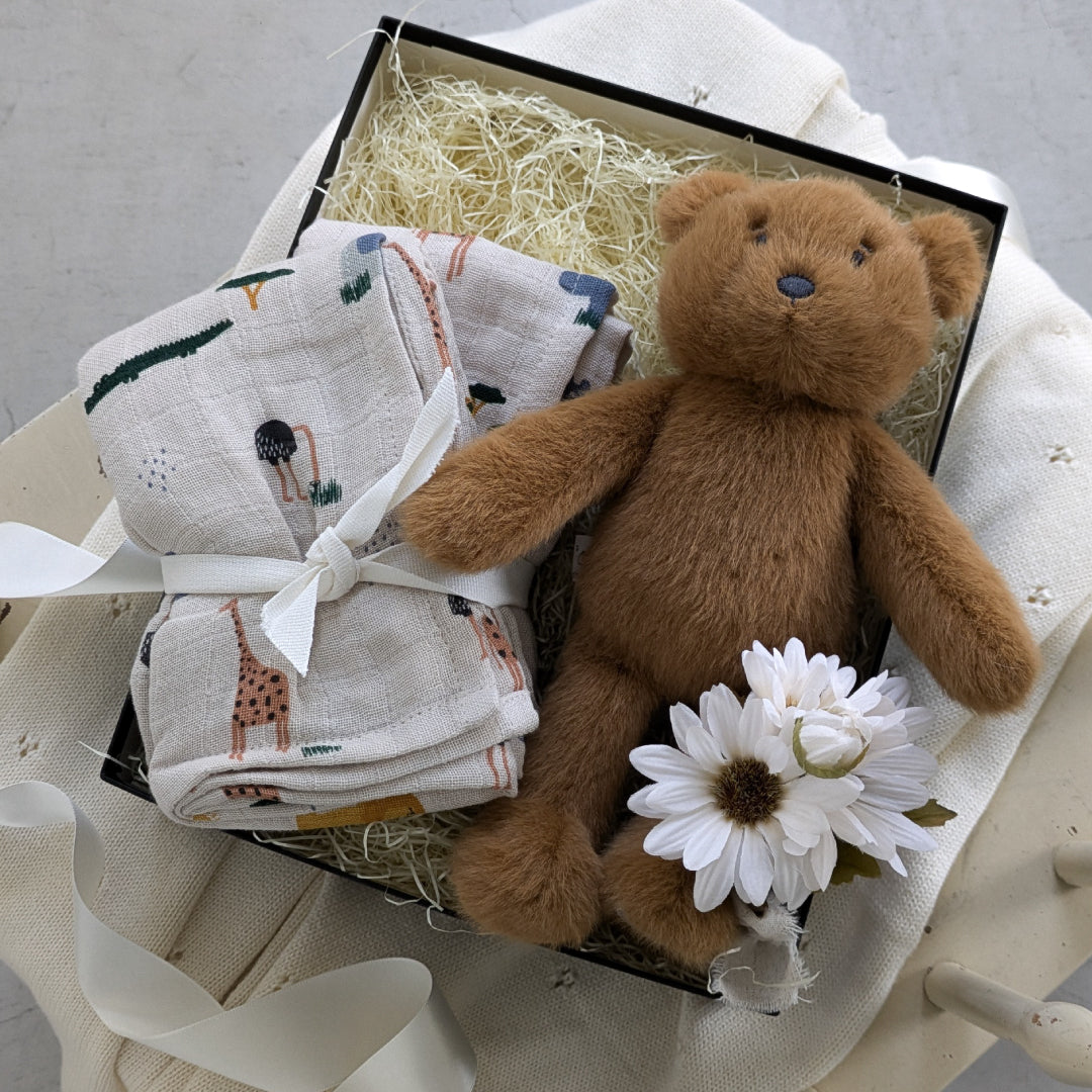 ぬいぐるみ&おくるみセット - Bear Set