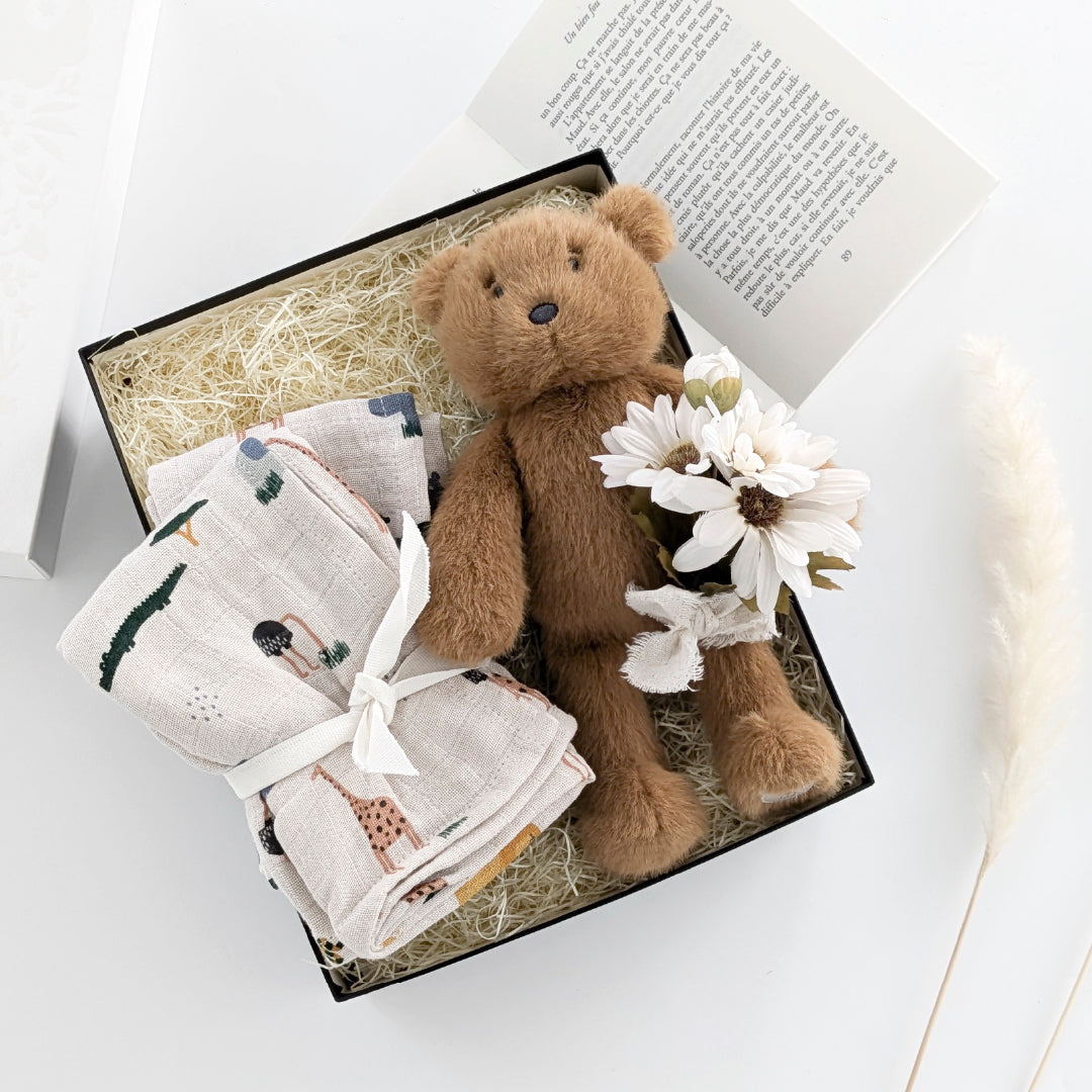ぬいぐるみ&おくるみセット - Bear Set