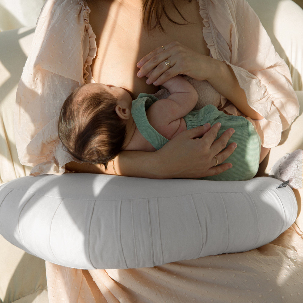 Nursing Pillow - フォググレーシャンブレー