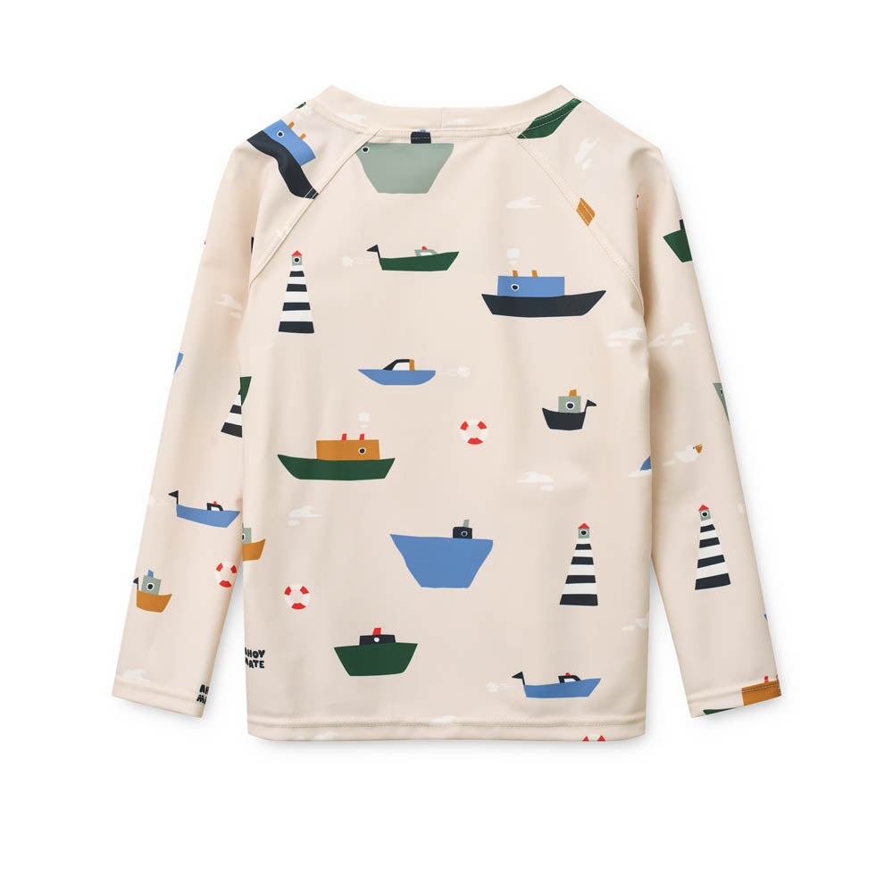 Noah 長袖スイムTシャツ - Sailing