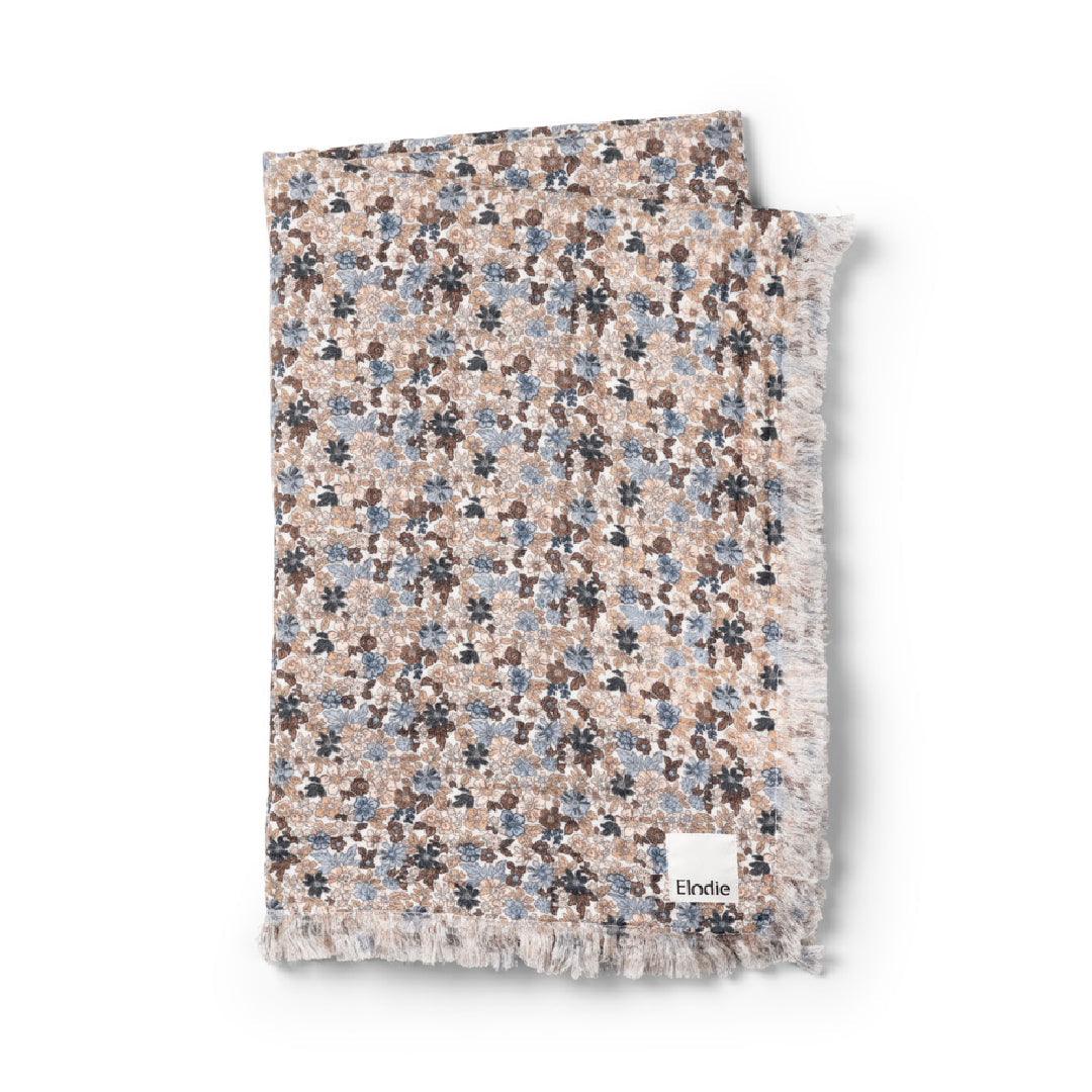 ソフトコットンブランケット - Blue Garden Light