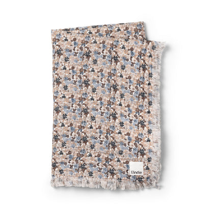 ソフトコットンブランケット - Blue Garden Light