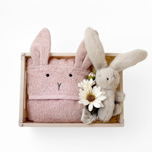 タオル＆ラトルセット -Rabbit Set