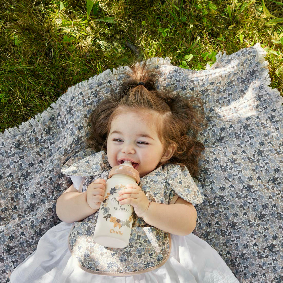 ソフトコットンブランケット - Blue Garden Light