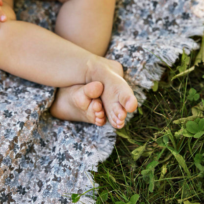 ソフトコットンブランケット - Blue Garden Light