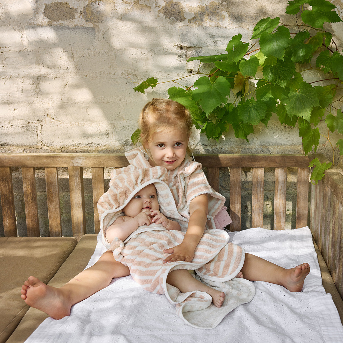 バスポンチョ- Candy stripes