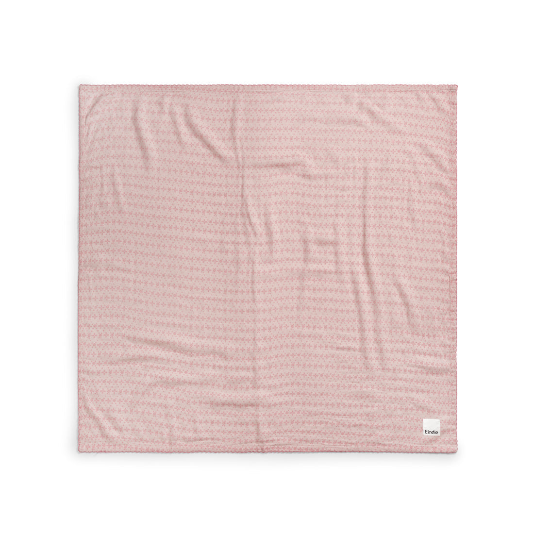 バンブーモスリンブランケット- Embroidery Anglaise Pink