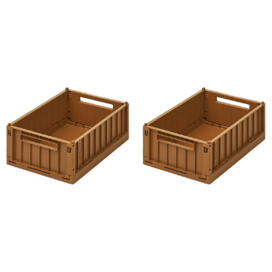 Weston Storage Box Sサイズ 2個セット - Golden caramel