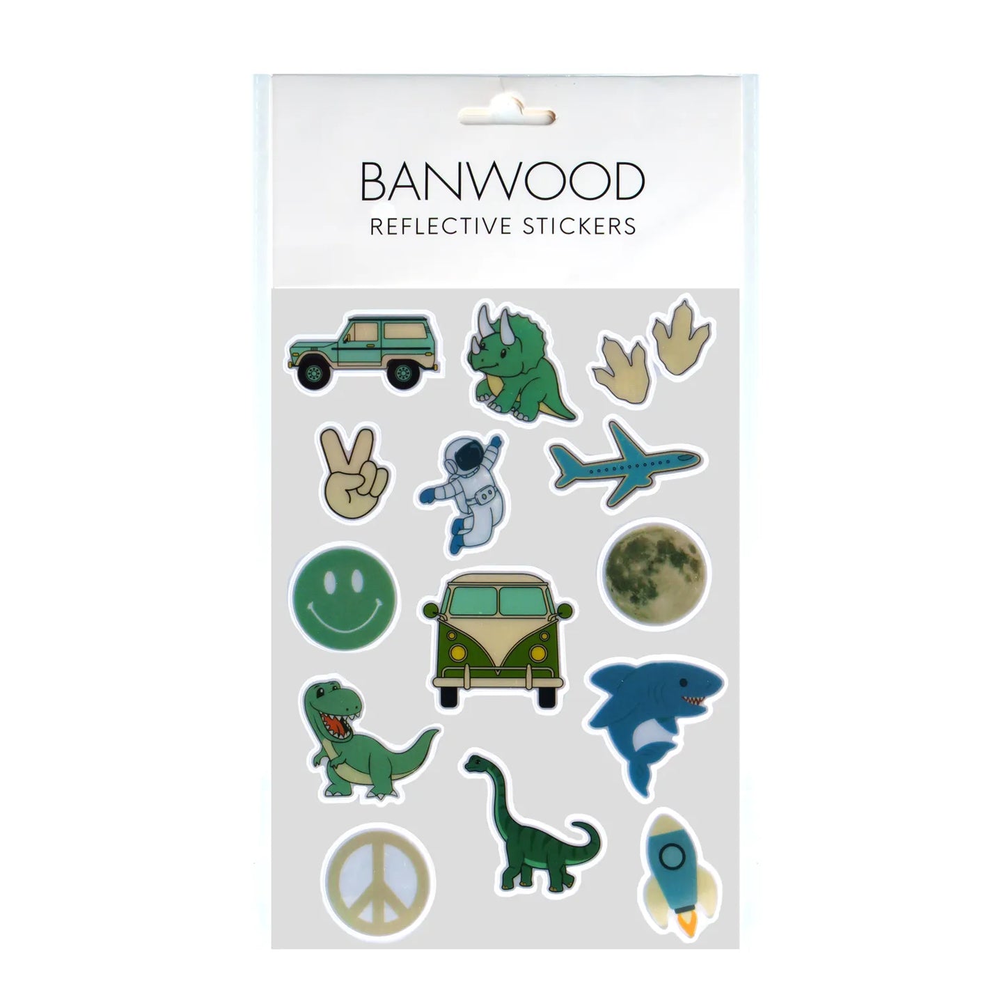 BANWOOD 反射ステッカー DINOSAURS