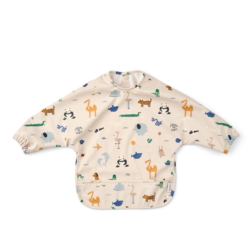 Merle  プリントケープビブ - Around the world