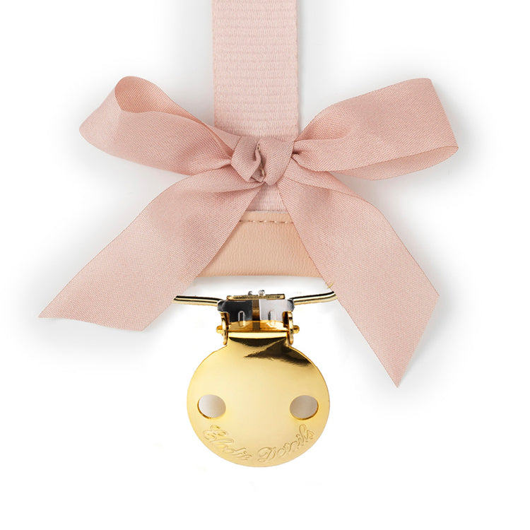 おしゃぶりクリップ - Powder Pink