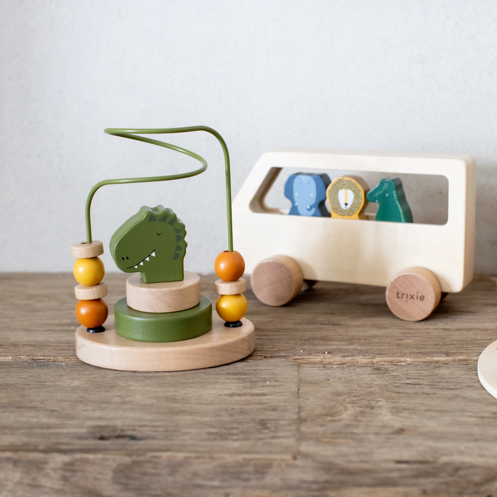 ウッデンビーズメイズ- Mr. Dino