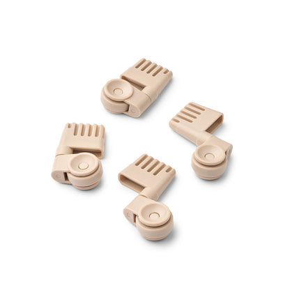 Weston ストレージボックスLサイズ専用キャスター 1個パック - Sandy