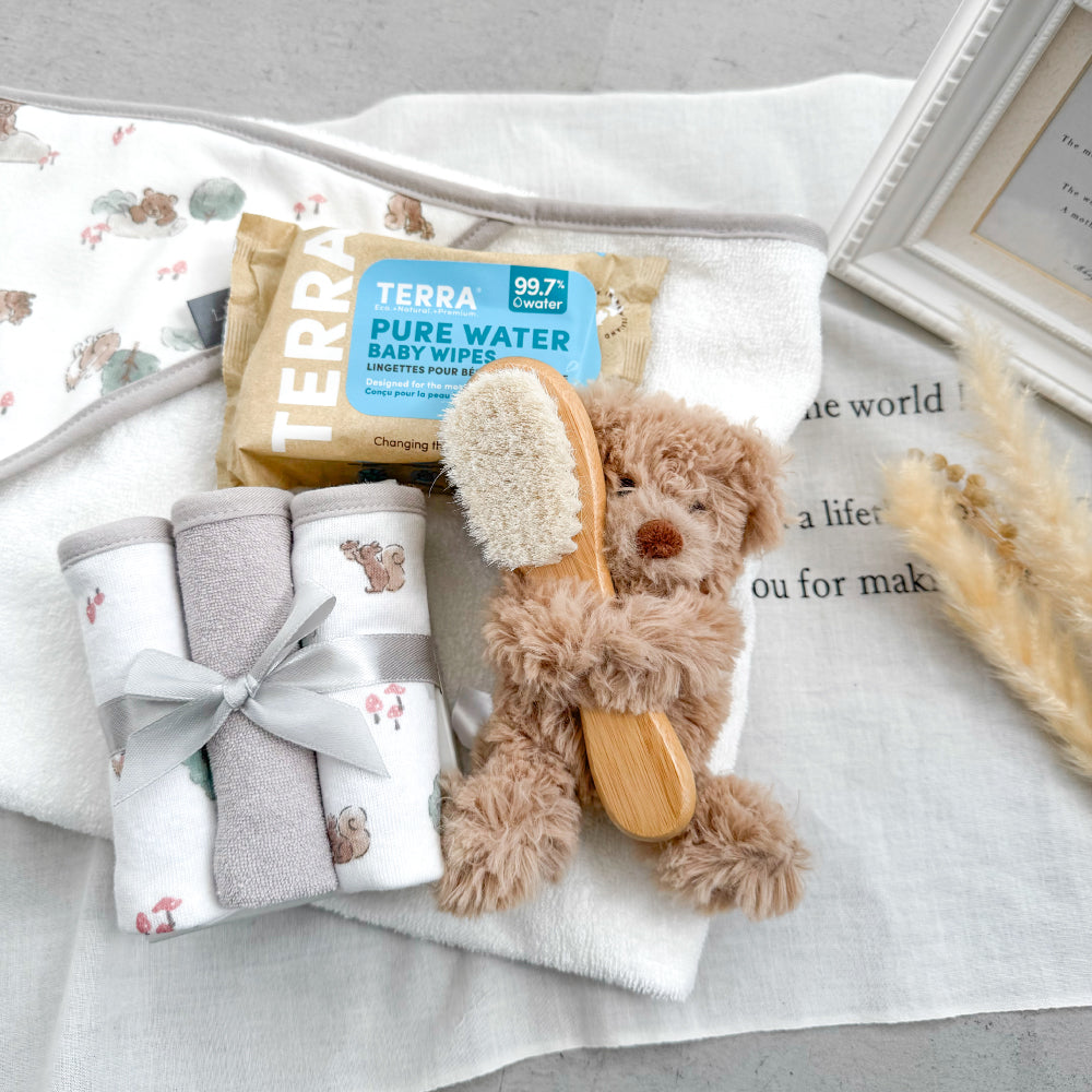 ニューボーン バスギフトセット Willow Bear Set