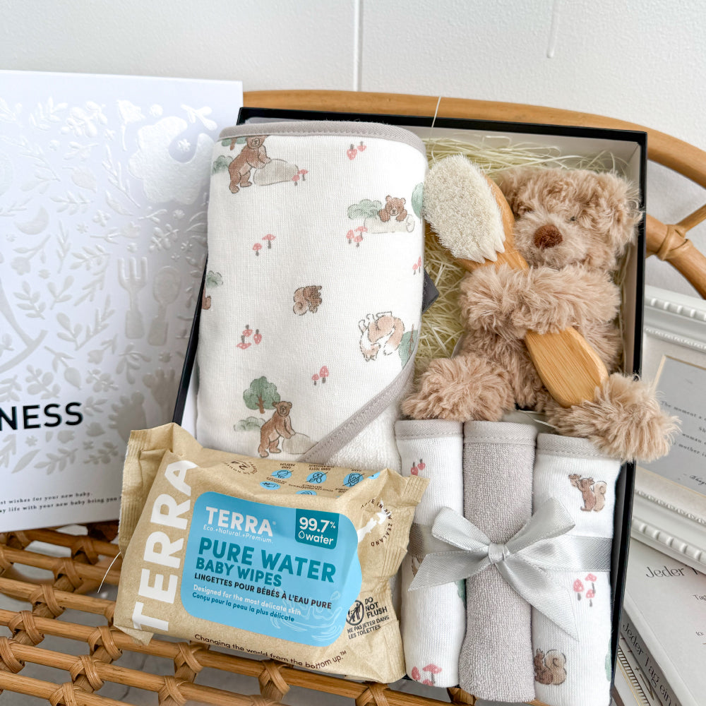 ニューボーン バスギフトセット Willow Bear Set