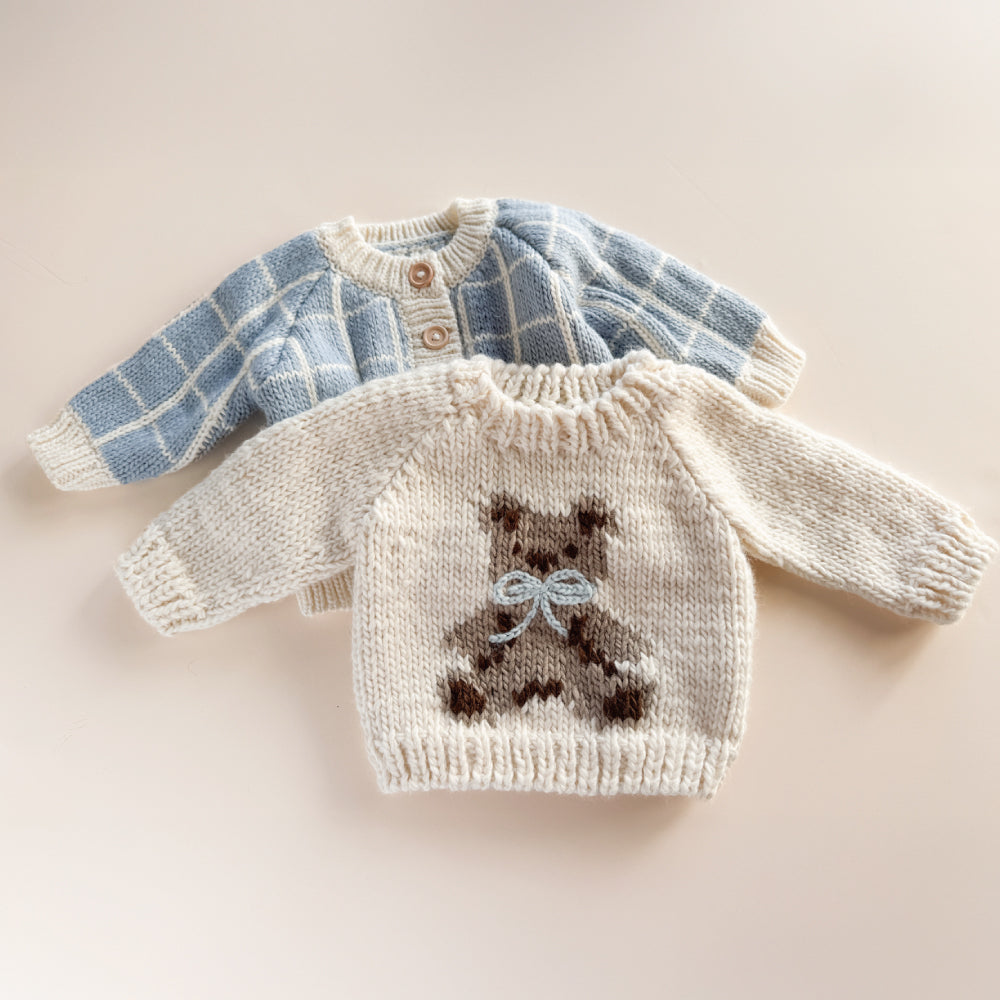 セーター - Teddy Bear Blue
