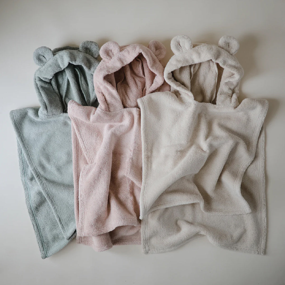 ベア ポンチョ タオル Fog