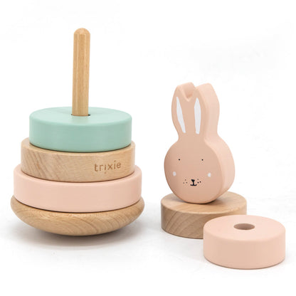 ウッデン スタッキング トイ - Mrs. Rabbit