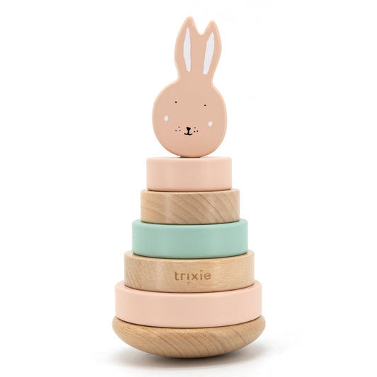 ウッデン スタッキング トイ - Mrs. Rabbit