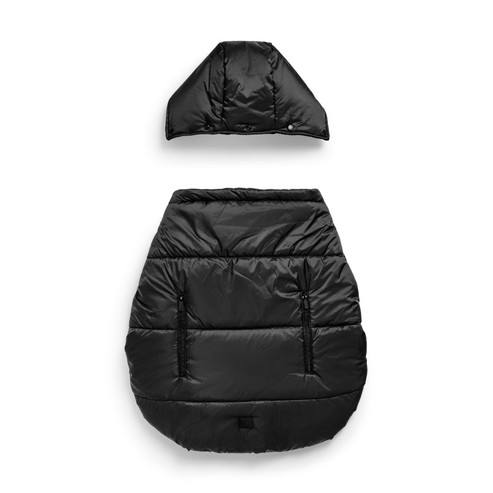 コージーカバー 2WAY 抱っこ紐＆ベビーカーカバー - Black