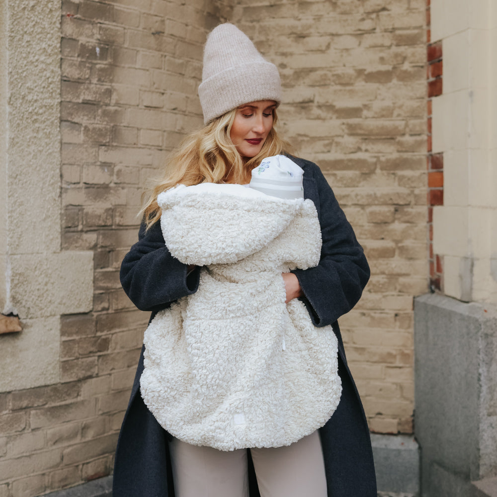コージーカバー 2WAY 抱っこ紐＆ベビーカーカバー - Soft Sherpa