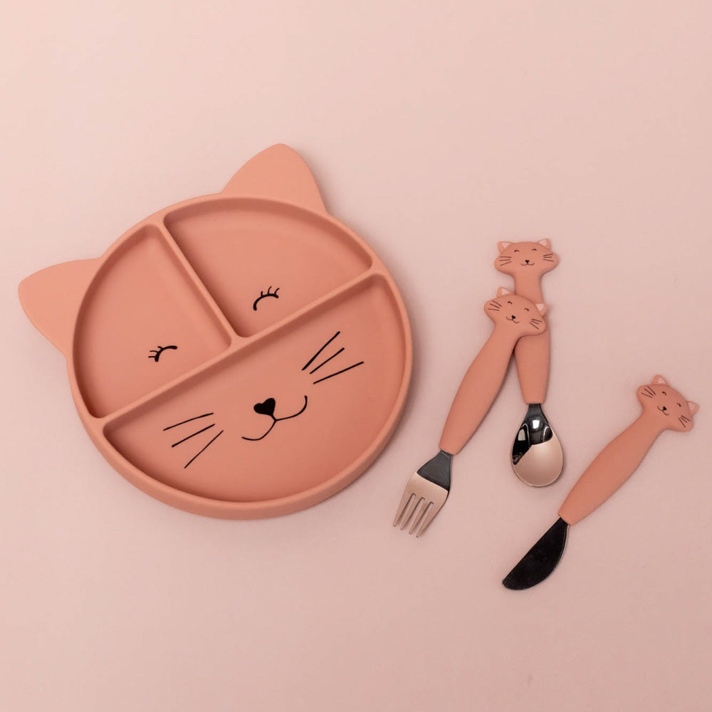 シリコン カトラリー3点セット - Mrs.Cat 