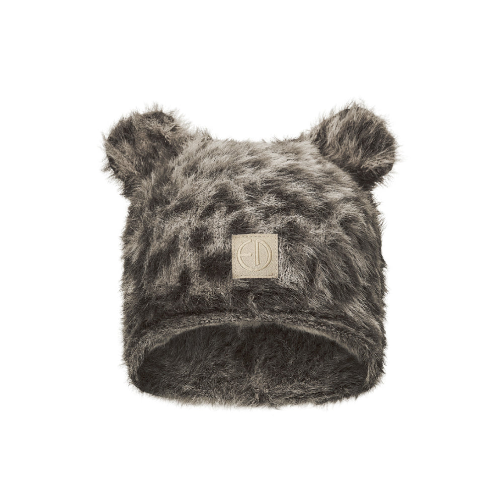 ファーリーニット ビーニー - Le Leopard