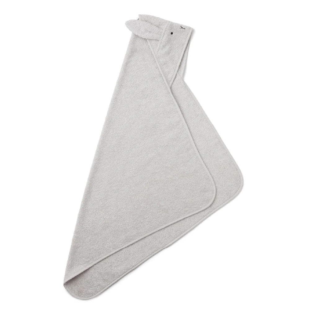 Albert hooded towel - Rabbit grey