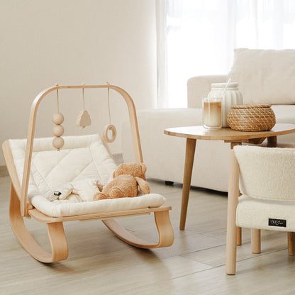 LEVO ベビーロッカー オーガニック　ホワイト