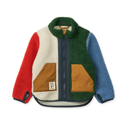 Noam パイルジャケット - Garden green multi mix