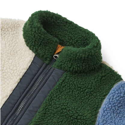 Noam パイルジャケット - Garden green multi mix