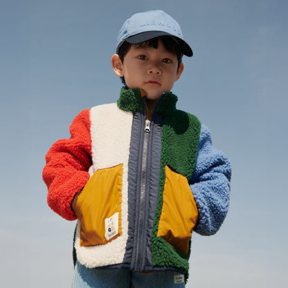 Noam パイルジャケット - Garden green multi mix