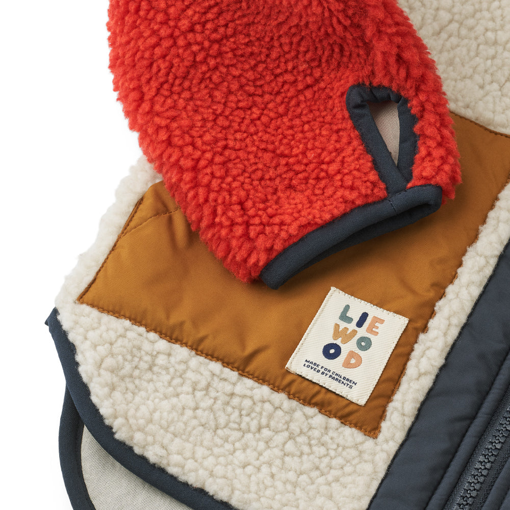 Noam パイルジャケット - Garden green multi mix