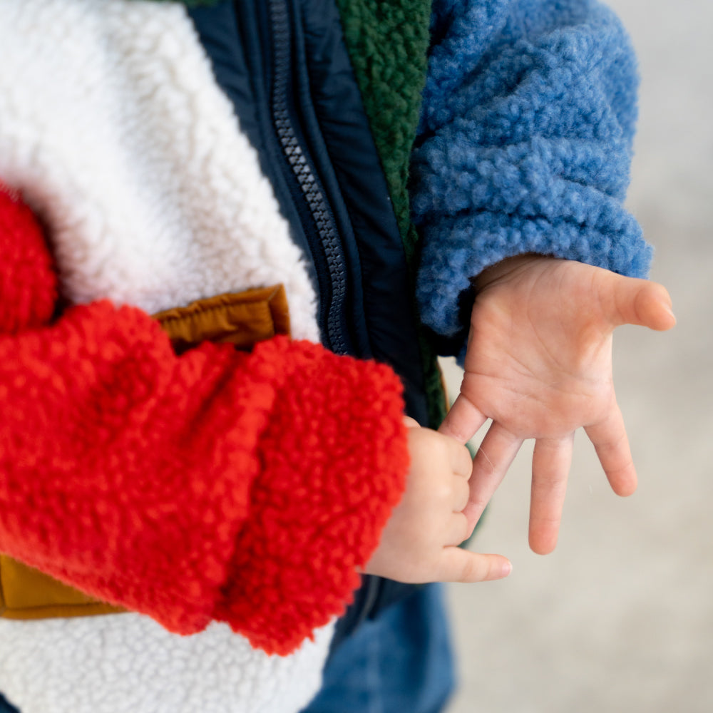 Noam パイルジャケット - Garden green multi mix