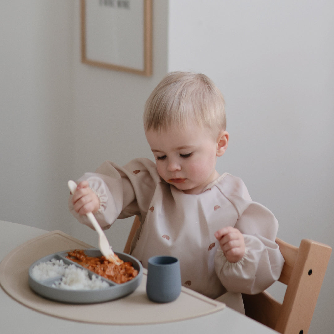 長袖 お食事エプロン Rainbows