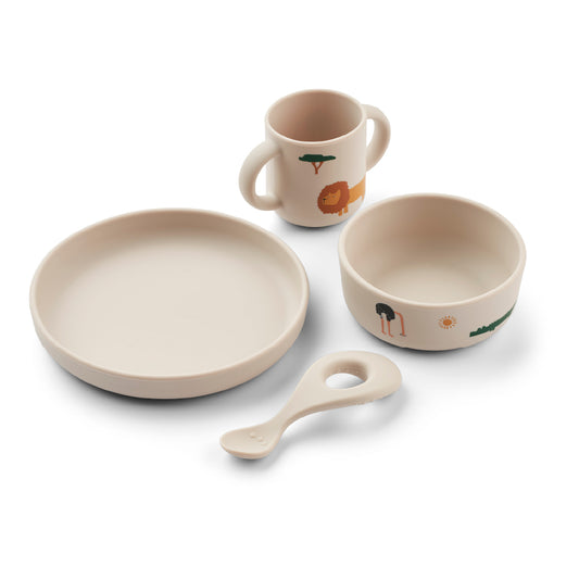 Vivi Printed Tableware Set - Safari