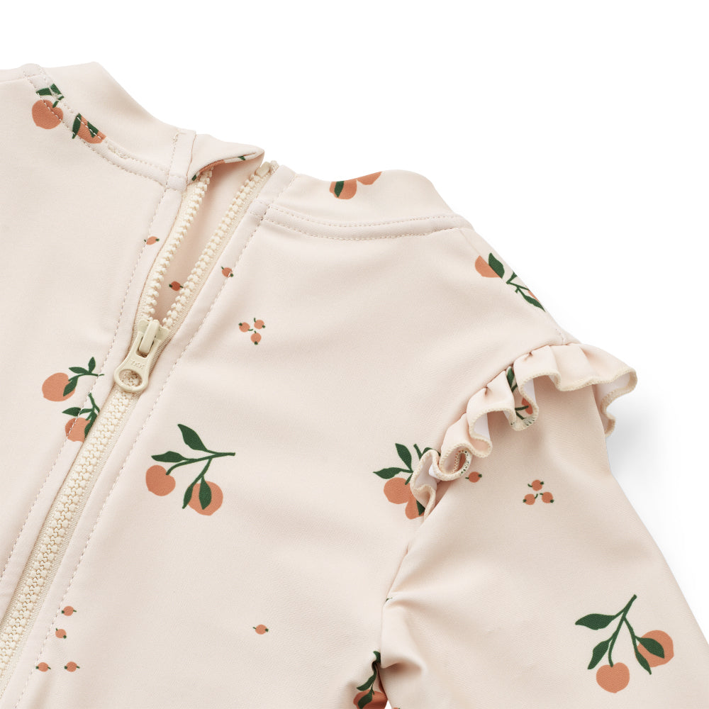 Sille Baby Printed Swimsuit 長袖 - Peach