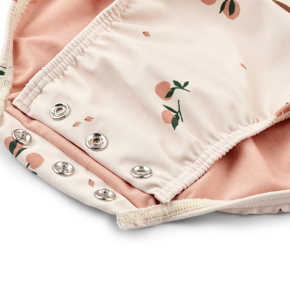 Sille Baby Printed Swimsuit 長袖 - Peach