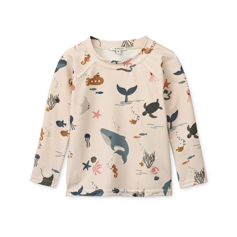 Noah  長袖スイムTシャツ - Sea creature