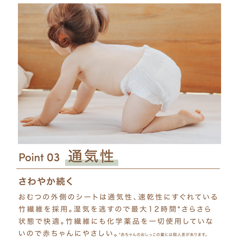 爽やか続く通気性の説明