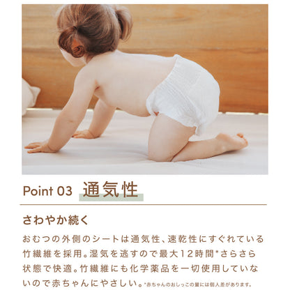 爽やか続く通気性の説明
