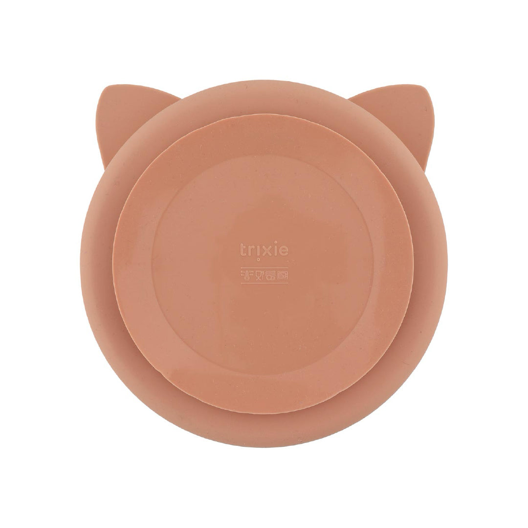 シリコン 仕切り付きプレート - Mrs.Cat