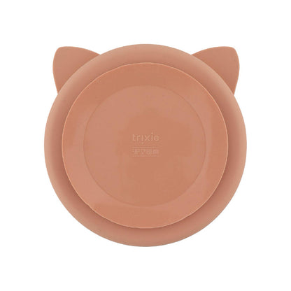 シリコン 仕切り付きプレート - Mrs.Cat