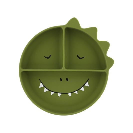 シリコン 仕切り付きプレート - Mr.Dino