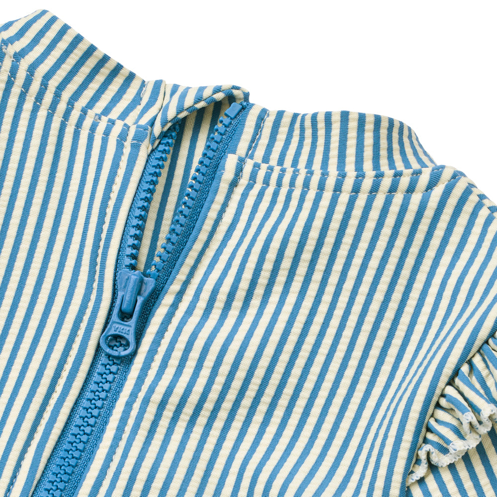 Sille Baby  長袖スイムスーツ -Stripe riverside