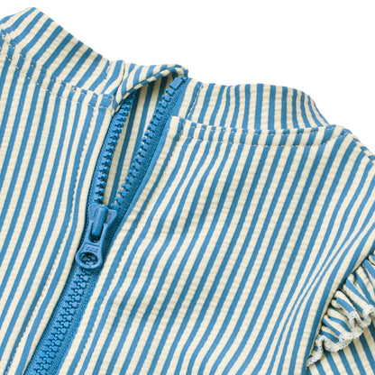 Sille Baby  長袖スイムスーツ -Stripe riverside