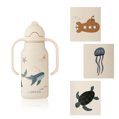Kimmie ステンレスボトル 250ml - Sea creature