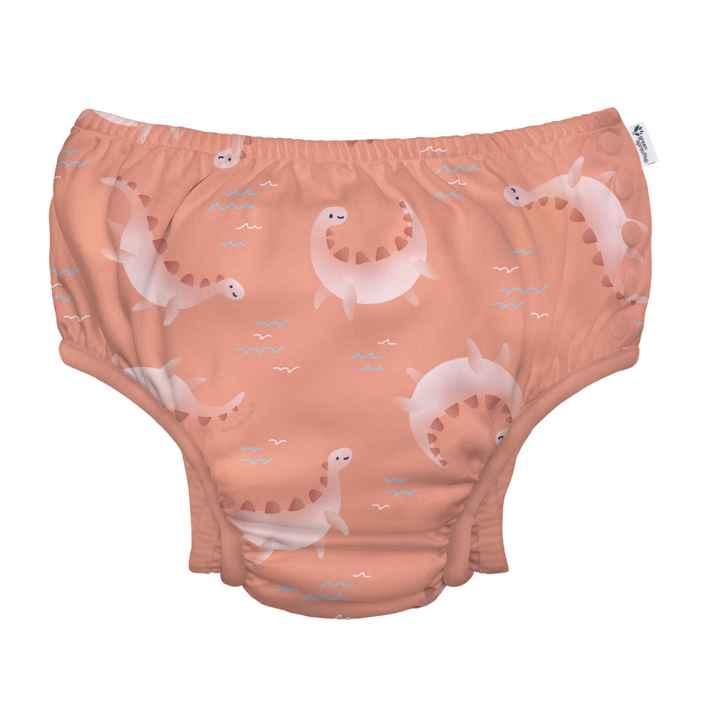 スナップ付スイムパンツ - Coral Dino
