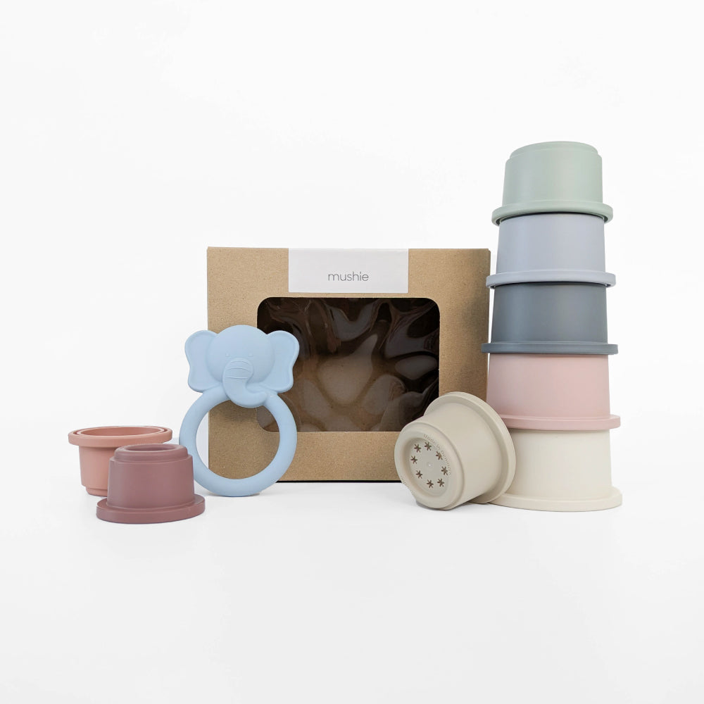 ティーサー＆スタッキングカップセット-Elephant Set