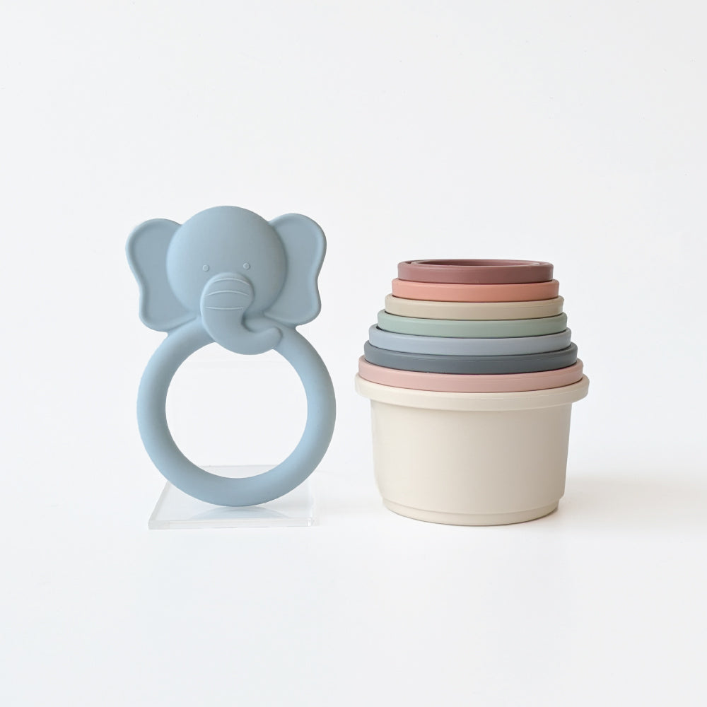 ティーサー＆スタッキングカップセット-Elephant Set